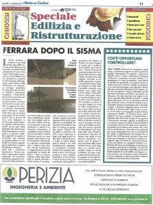 Da Il resto del Carlino 31/5/2012